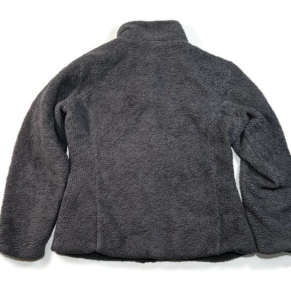 Patagonia Los Gatos Full Zip Deep Pile‎ Fleece Sherpa Jacket Womens Medium Blue - Picture 9 of 9